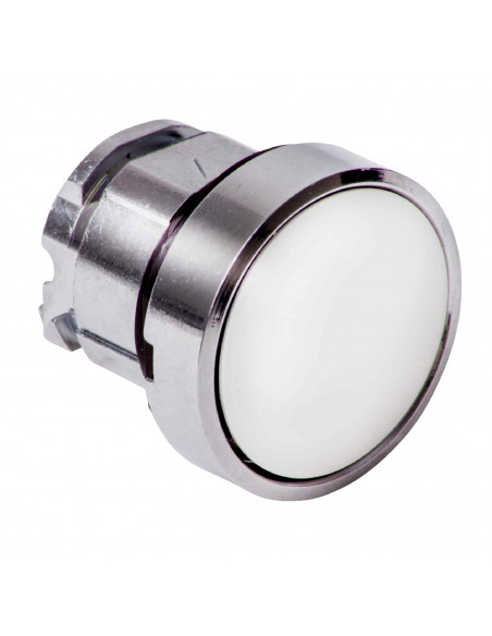 Harmony XB4 tête bouton pousser-pousser diam. 22 blanc SCHNEIDER ZB4BH01