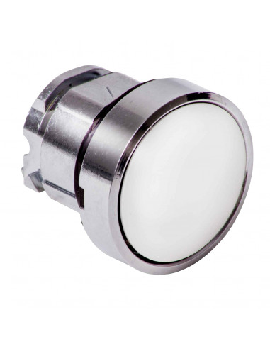 Harmony XB4 tête bouton pousser-pousser diam. 22 blanc SCHNEIDER ZB4BH01