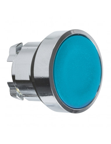 Harmony XB4 tête bouton pousser-pousser diam. 22 bleu SCHNEIDER ZB4BH06