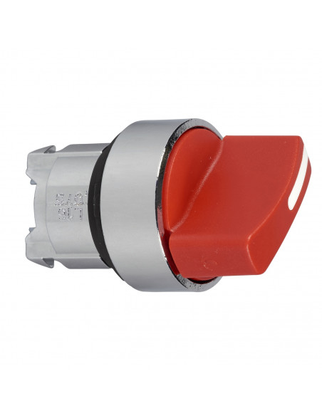 Harmony XB4 tête bouton à manette lumineux diam. 22 2 pos fix rouge SCHNEIDER ZB4BK1243