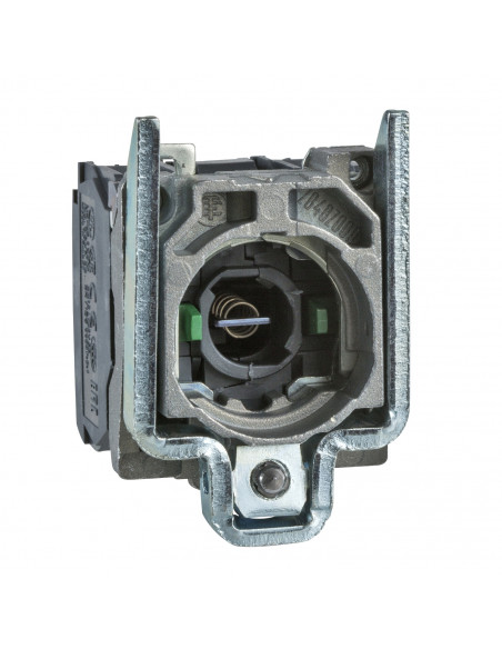 Harmony XB4 corps bouton poussoir lumineux BA9s 2F 250V max vis étrier SCHNEIDER ZB4BW063