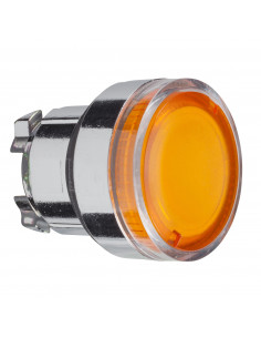 Harmony XB4 tête bouton poussoir lumineux BA9s diam. 22 orange SCHNEIDER ZB4BW35 2
