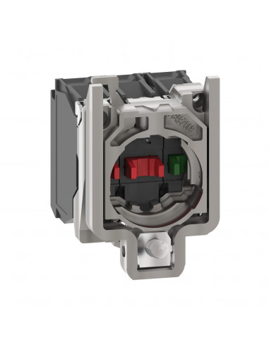 Harmony XB4 corps de bouton 2O+1F raccordement vis-étrier SCHNEIDER ZB4BZ141