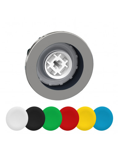 Harmony XB4 tête bouton poussoir à impulsion flush 6 couleurs SCHNEIDER ZB4FA9