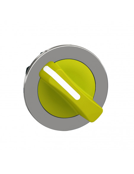 Harmony XB4 tête bouton tournant manette flush 2 posit fixes jaune SCHNEIDER ZB4FD205