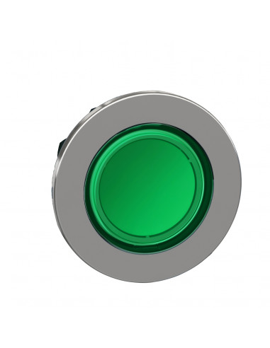 Harmony XB4 tête bouton poussoir lum DEL flush vert SCHNEIDER ZB4FW333
