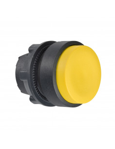 Harmony XB5 tête bouton poussoir à impulsion diam. 22 dépassant jaune SCHNEIDER ZB5AL5