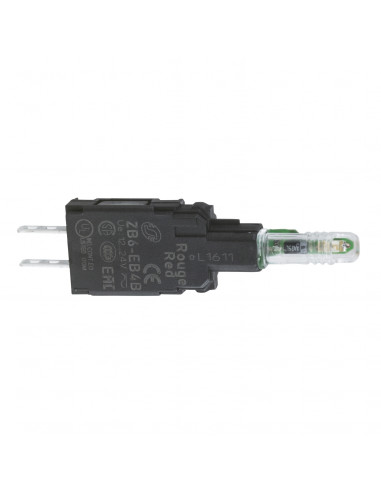 Harmony ZB6 corps pour voyant DEL intégrée 230..240V jaune SCHNEIDER ZB6EM5B