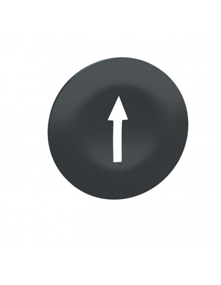 Harmony capsule de bouton-poussoir noir flèche de marquage blanche SCHNEIDER ZBA7235