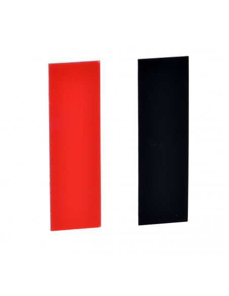 Harmony étiquette 8x27 vierge fond noir ou rouge SCHNEIDER ZBY0101