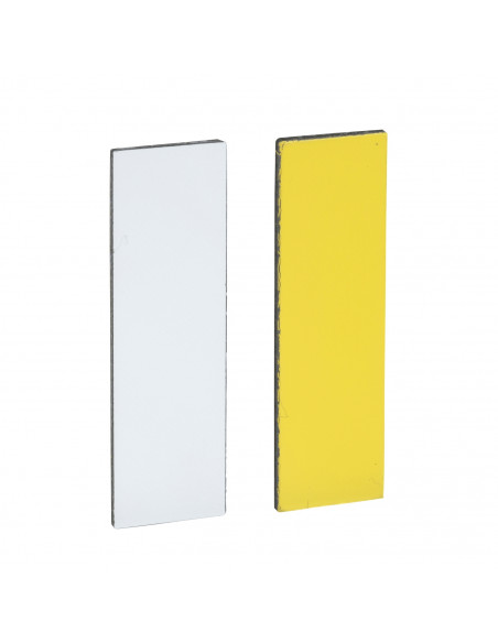 Harmony étiquette 8x27 vierge fond blanc ou jaune SCHNEIDER ZBY0102