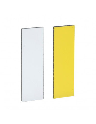Harmony étiquette 8x27 vierge fond blanc ou jaune SCHNEIDER ZBY0102