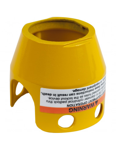 Harmony garde métallique jaune pour arrêt d'urgence diam. 40 SCHNEIDER ZBZ1605