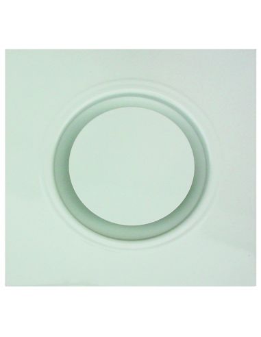 Diffuseur circulaire design à jet réglable pour faux plafond blanc D 200 mm DCID/P B 200 S&P UNELVENT 850567