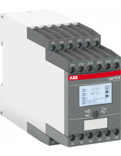 CM-TCN.012P Rel. temp 3 sondes LCD+NFC 200..+850°C 24-240VAC/DC Push-in Modbus 1SVR760740R0120 ABB HD455266