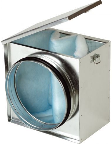 Caisson filtre G4 trappe d'accès au filtre raccordement à joint D 450 mm MFL-450 G4 S&P UNELVENT 973701