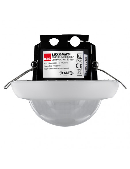 PD4N-M-DACO DALI-2 Détecteur de présence avec contrôleur d'appli DALI 93460 LUXOMAT 93460