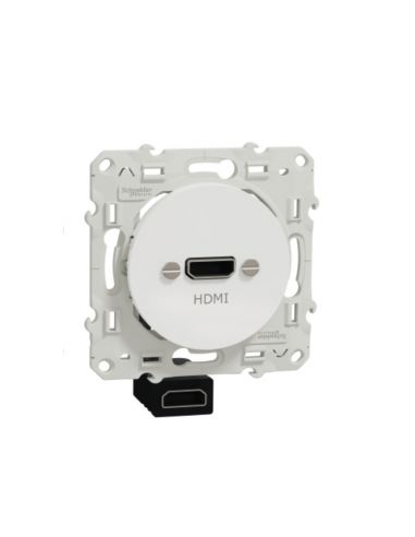 ODACE PRISE HDMI TYPE A BLANC SCHNEIDER S520462