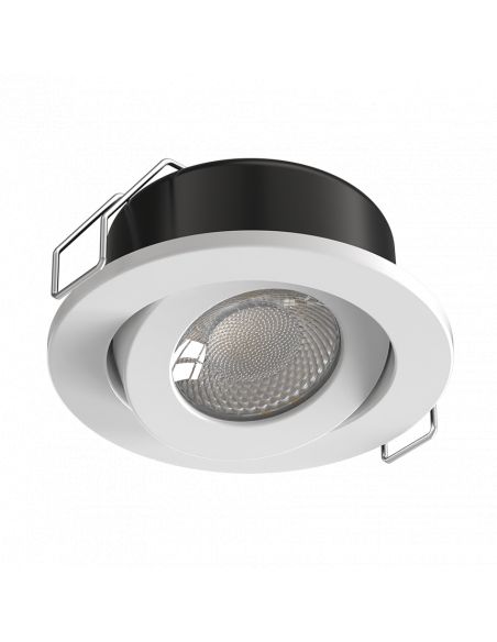 SPOT RT2012 7W 634-724Lm 60° CCT face avant 2700K/3000K/4000K orientable dimmable IP65 COMA SOLUM S0120790D