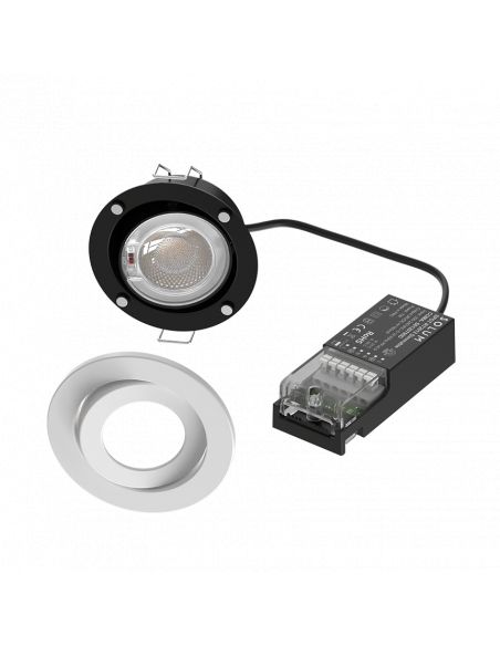 SPOT RT2012 7W 634-724Lm 60° CCT face avant 2700K/3000K/4000K orientable dimmable IP65 COMA SOLUM S0120790D