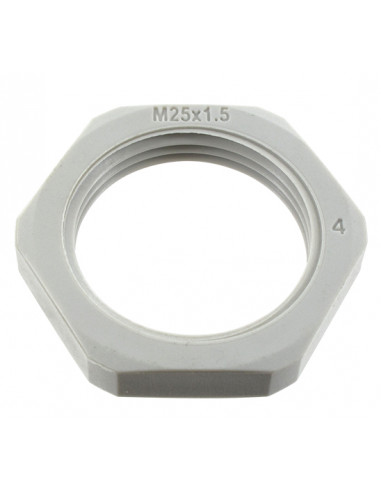 Ecrou polyamide gris ISO 75 x 2,0mm BLM 102752