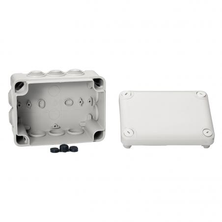 Mureva Box boite de dérivation IP55 + embouts 150x105x80 gris SCHNEIDER ENN05007