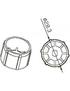 Kit adaptateur rond 28,5 x 0,75 mm CAME 001YK3102