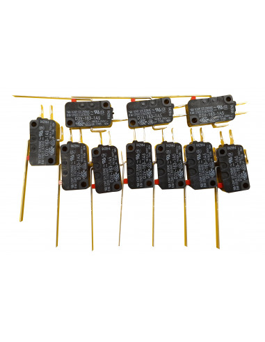 Cond. 10 pièces micro-interrupteurs à levier CAME 119RIR085