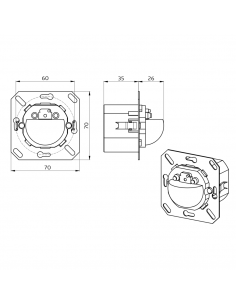 Mecanisme Indoor 180-R B.E.G LUXOMAT MECANISME INDOOR 180-R 92665 2