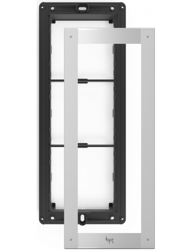Cadre avec châssis porte-modules pour 3 modules CAME 60020340