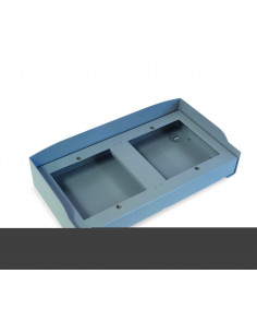 Boîtier à fixer avec visière pour 1 module x 2 CAME 60020430