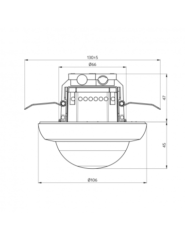 PD4N-M-DACO DALI-2 DÉTECTEUR DE PRÉSENCE AVEC CONTRÔLEUR D'APPLI DALI 93460 LUXOMAT 93460