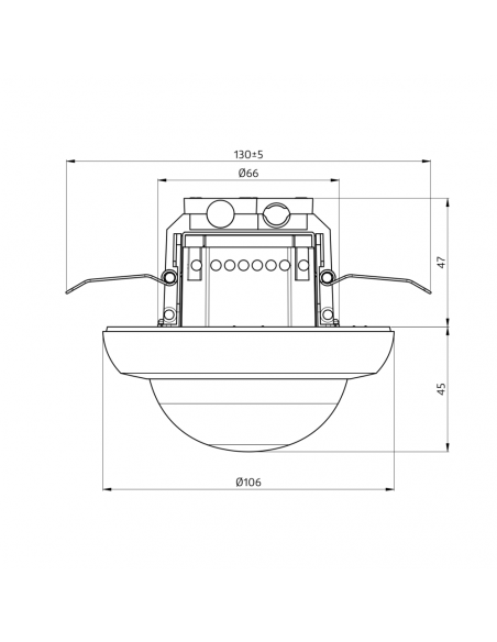 PD4N-M-DACO DALI-2 DÉTECTEUR DE PRÉSENCE AVEC CONTRÔLEUR D'APPLI DALI 93460 LUXOMAT 93460