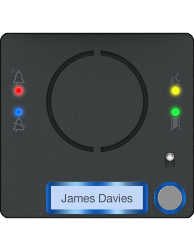 Façade pour module audio avec bouton simple CAME 60020610