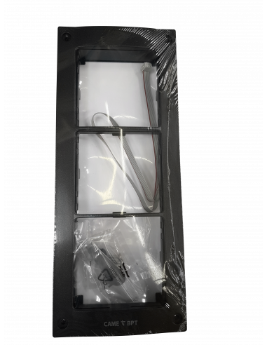 Cadre avec châssis porte-modules pour 3 modules CAME 60020760