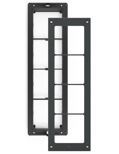 Cadre avec châssis porte-modules pour 4 modules CAME 60020770