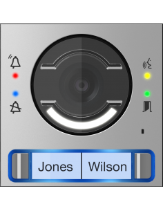Façade pour module vidéo avec bouton double CAME 62030050