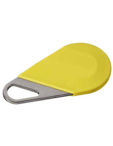 Badge HEXACT type porte clé Jaune AIPHONE HECV2J 150008