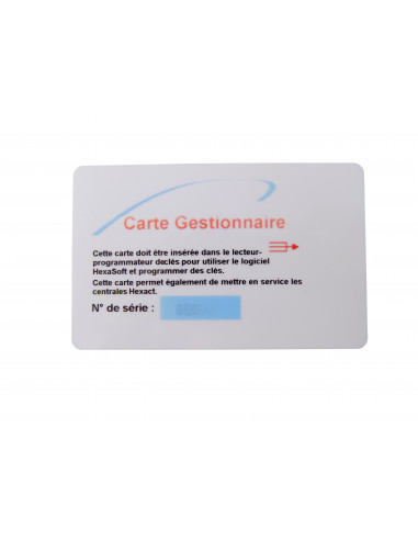 Carte gestionnaire pour compte HEXACT WEB AIPHONE HECGEST 150020