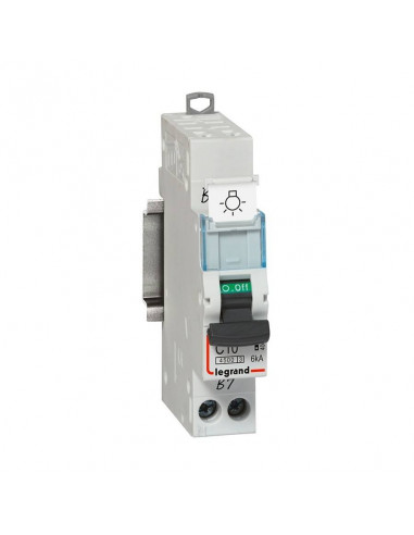 Disjoncteur DNX3 1P+N 25A 4500A/6KA Bornes Automatiques LEGRAND 406885