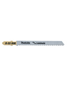 Lame de scie sauteuse 100x1,25 mm 14 TPI BiM B-55 Laminate par 5 pieces MAKITA B-31887