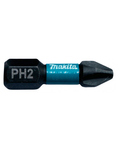 EMBOUT IMPACT BLACK PH2 25MM 2PCS MAKITA B-63616