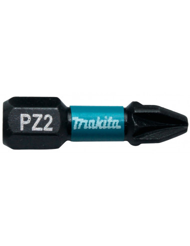 2 Embouts Impact Black 25 mm POZIDRIV (PZ) Hexa 1/4'' MAKITA B-63644