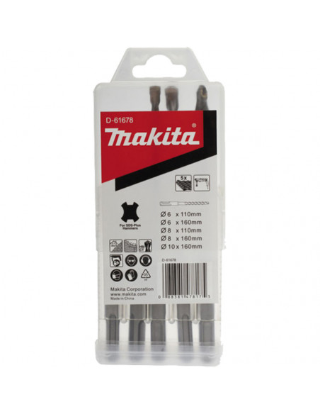 COFFRET DE FORETS SDS-PLUS 2T ECO (5 PCS) MAKITA D-61678