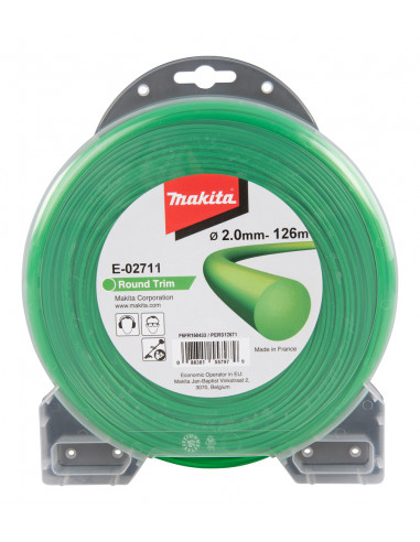 FIL ROND ROUND TRIM 2MM x 126M MAKITA E-02711