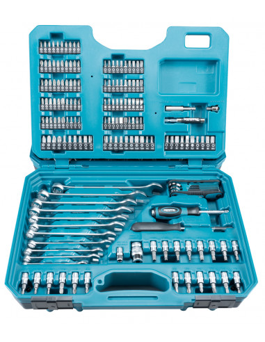 COFFRET OUTILLAGE A MAIN 221 PCS MAKITA E-10883