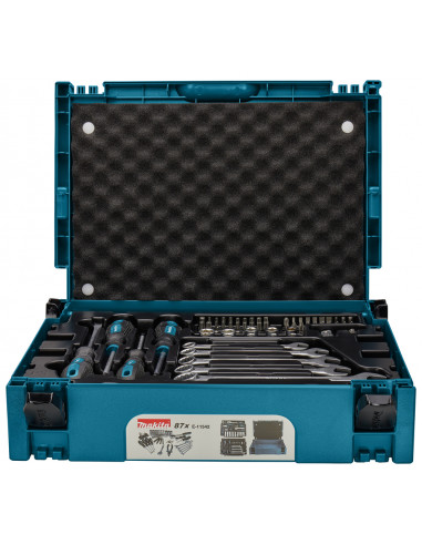 COFFRET MAKPAC OUTILLAGE A MAIN 87 PCS MAKITA E-11542