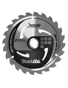 Lame Circulaire EFFICUT Bois et composite D.165mmx20mm 24 Dents MAKITA E-12217