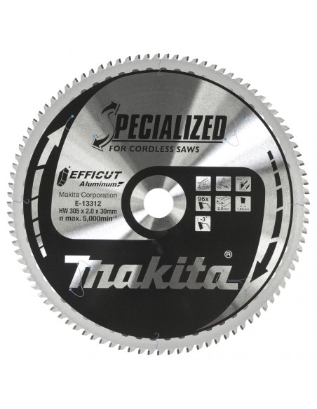 LAME CARB ALU EFFICUT 305X30MM 96D MAKITA E-13312