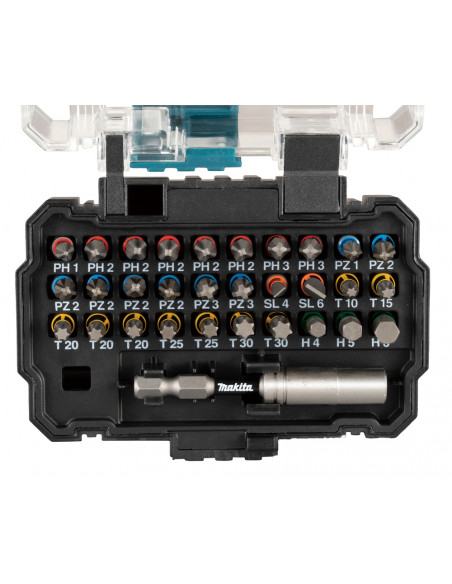 COFFRET EMBOUTS (31 PCS) IMPACT PREMIER MAKITA E-13552